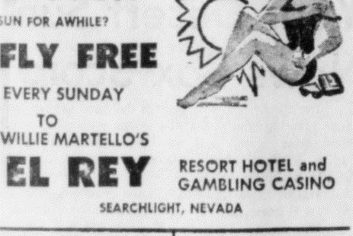 The El Rey Resort Hotel Searchlight Nevada $4.00 Check Gaming Voucher 